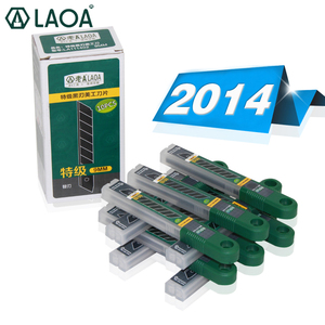 LAOA 10 pcs 9mm SK2 काले बढ़त उपयोगिता चाकू ब्लेड - Product Image 4