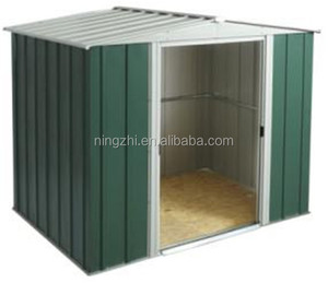 <span class=keywords><strong>Petit</strong></span> Maigre à Abri Patio Extérieur Hangar Préfabriquées Vertes Remise de Jardin Abri de Jardin Métal Outils Vélo Hangar - Product Image 4