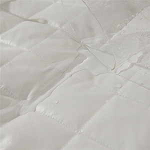 Trung Quốc 100% Polyester Bông Nệm Bảo Vệ Bền 14 Năm Nhà Sản Xuất Không Thấm Nước Đ<span class=keywords><strong>a</strong></span>-Colour Giường Mat - Product Image 6