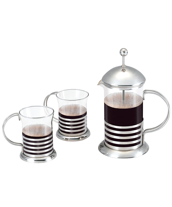800ml french press 4pcs 200ml cups french coffee press set
