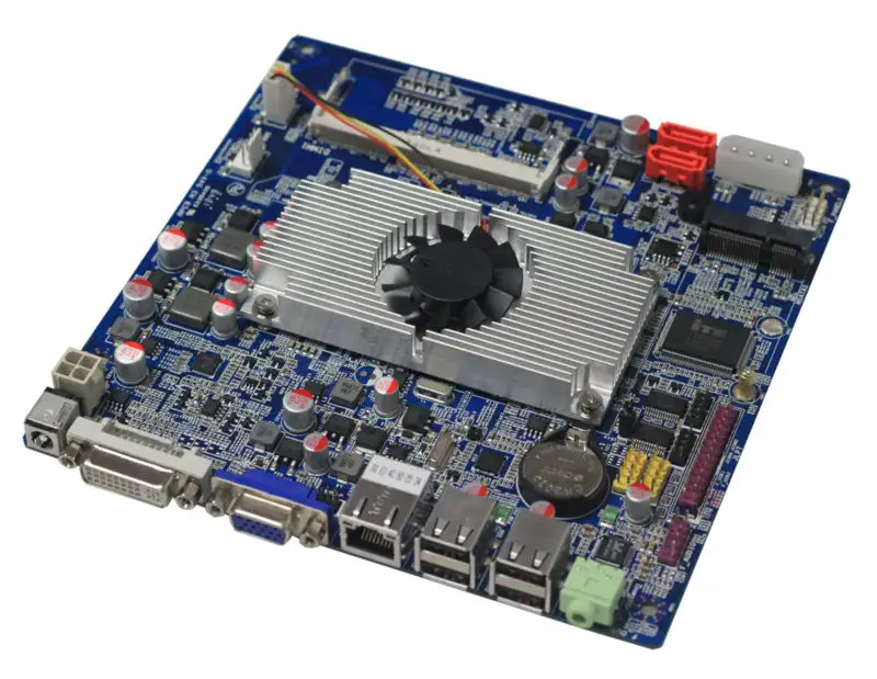 брандмауэр материнской платы amd мини-itx e450 материнская плата, встроенный промышленных pos доска, интегрированный гигабитный