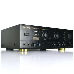 Filipinler PROMAC AV-502 db dj 5.1ch stereo ev ses profesyonel güç amplifikatörü ile USB/SD/FM/BT