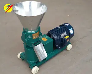 SKJ-120 model chicken feed pellet mill,single phase electricity,output 60-100kg/h