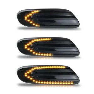 2xDynamic LED Side Marker signal Light For MINI F55 F56 F57 COOPER S SD CLUBMAN