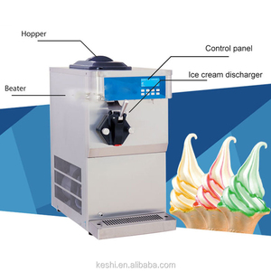 Machine à glace molle commerciale Mixue Table Model 3 saveurs / Machine à glace / Machine à yaourt glacé - Product Image 3