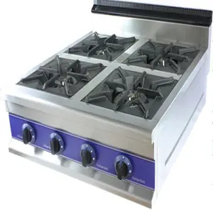 GBR-4 best price kitchen appliance 4 burners gas range ceramic infrared gas burners