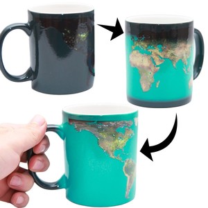 Taza medidora de cerámica para café, té, mágico - Product Image 1
