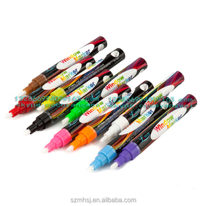 Marqueur à base d'eau pour <span class=keywords><strong>craie</strong></span>, stylo à encre, couleurs classiques, paquet de 10 unités, sans poussière, Non toxique, effaceur humide - Product Image 3