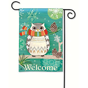 Decoración personalizada del monograma Navidad Bandera de jardín, jardín bandera decoración de Navidad - Product Image 5