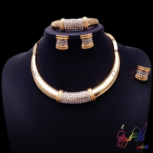 Champagne strass ensemble de bijoux <span class=keywords><strong>gossip</strong></span> girl cristal ensemble de bijoux belle ensemble de bijoux - Product Image 3