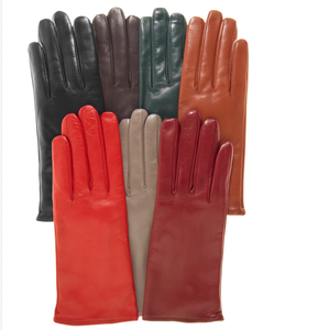Toptan bayanlar düz stil kış klasik deri eldiven kadın kış moda koyun derisi deri ucuz soyunma eldiven - Product Image 6