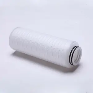 Cartouche filtrante en fibre de verre, 5/10 pouces, 0.45 um, micro filtre de sucre, pour filtration de l'eau en ligne