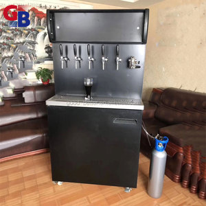 Kegerator cerveja GB103081 Novo modelo de cor Preta pode conter 6pcs 20L barril de cerveja