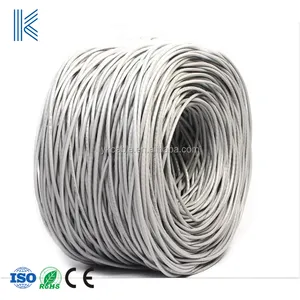 Alibaba UTP CAT 5 5e CAT6 CAT 7 7E Rthernet Réseau Lan Câble Carton Boîte Drop Cable 4 2 Paires Meilleures Ventes Bleu Blanc 8 Core 90