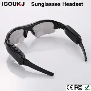 HD Camera Multifunction Wireless headset Sunglasses DV Sun Glasses earphone video for Driving mobile eyewear recorder TF Card