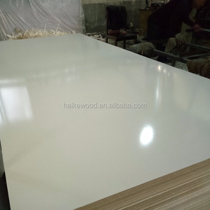 3mm bianco Design moderno melamina laminato <span class=keywords><strong>MDF</strong></span> pannello E1 formaldeide Standard di emissione Shandong fabbrica - Product Image 3