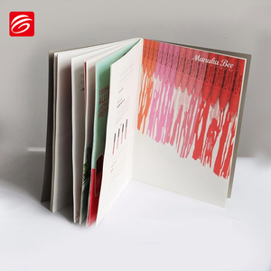 Custom Made Die Cut Cardboard Brochure Printing Custom Printed Catalogue &amp; <strong>Leaflet</strong> Commercial <strong>Paper</strong> Product - Product Image 4