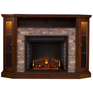 Esquina multifunción del uso de la estación de TV eléctrica de <span class=keywords><strong>chimenea</strong></span> de piedra de mármol - Product Image 4