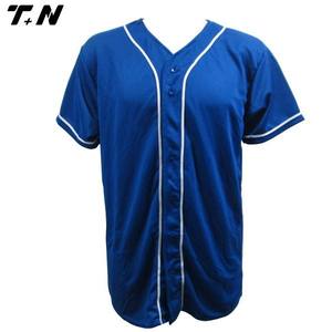 Dry fit camiseta del estilo del béisbol en blanco - Product Image 1