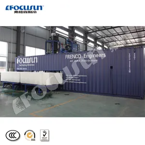 Focusun Customized Block Ice Machine /ice Plant / Ice Making Machine For Fishing Trawlers Fish Processing Plants Factory Price