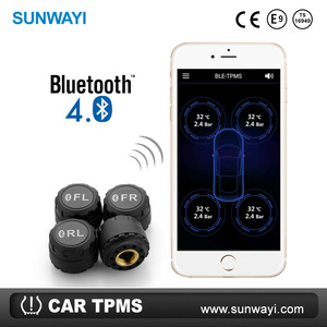 Válvula de presión de neumáticos <span class=keywords><strong>TPMS</strong></span> para teléfono móvil, dispositivo con función de diente azul, para coche inteligente - Product Image 2