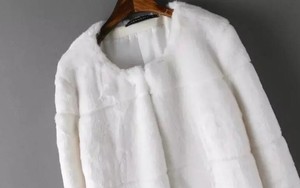 Popolare cappotto di pelliccia di pelliccia di volpe lunga e <span class=keywords><strong>Beige</strong></span> colmo bianco 3xl per grossista da donna - Product Image 3