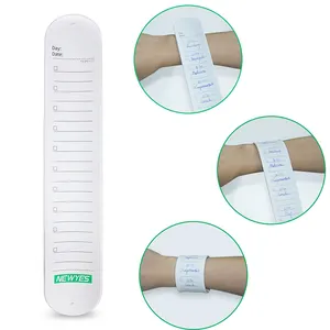 Newyes Reusable Lined Writing Notepad To Do List Memo Wrist Note Erasable Wearable Slap Bracelet