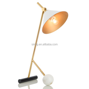 Đèn Trang Trí Simig Kiểu Dáng Sáng Tạo, Đèn Bàn Ba Chân Sang Trọng Có Đế Bằng Đá Cẩm Thạch - Product Image 1