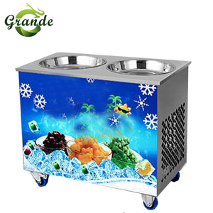 เครื่องทำไอศกรีมม้วนแบบไทยราคาประหยัดสำหรับธุรกิจในเลบานอน - Product Image 4