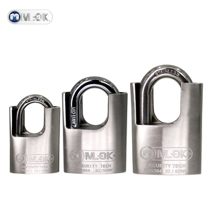 MOK Khóa Móc Nhỏ Bằng Thép Không Gỉ, Khóa Chống Nước Chống Trộm, Chìa Khóa Chính - Product Image 3
