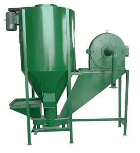 Multifunction Spiral Mixer Manual Double And Single Shaft Cattle Feed Mixer Vertical Poultry Feed Mixing Equipment Price