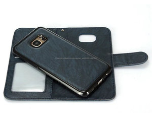 2 en 1 desmontable <span class=keywords><strong>fuerte</strong></span> soporte magnético Tirón de la Carpeta de Cuero Caso de la cubierta para Samsung Galaxy S7 borde - Product Image 3