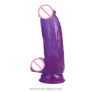 Mainan seks <span class=keywords><strong>penis</strong></span> silikon <span class=keywords><strong>penis</strong></span> karet panjang besar untuk wanita
