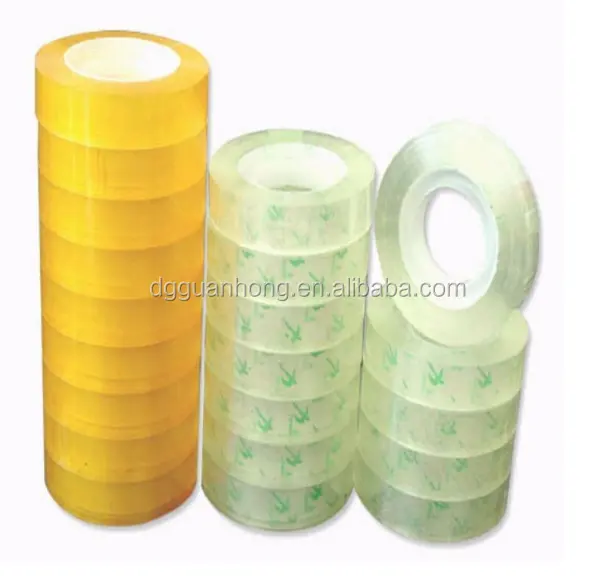 12Mm Clear Adhesive Bopp Kleverige Briefpapier Tape Voor Kantoor & School Gebruik