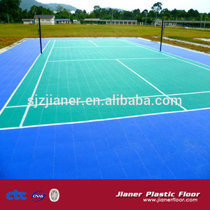 Enclavamiento azulejos PP piso de enclavamiento para el deporte los tribunales - Product Image 1
