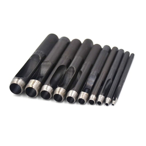 10Pcs <strong>Leather</strong> Hole Punch 1-10Mm Belt Hole Puncher Cylindrical <strong>Leather</strong> Gasket Hollow Hole Punch Set <strong>Leather</strong> Punching <strong>Tool</strong>, Wood - Product Image 4