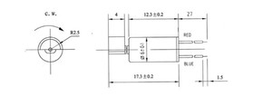 Tzt Taidacent — Mini moteur de secoueur électrique, 6*12mm, rouleau, style industriel, avec isolation cylindrique de Vibration dmc - Product Image 4