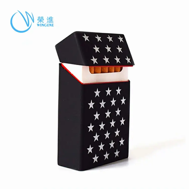 Caja del cigarrillo del silicón para salud, Venta caliente y de moda caja de cigarrillos