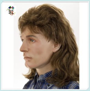<span class=keywords><strong>Pas</strong></span> <span class=keywords><strong>Cher</strong></span> Homme Synthétique Moyenne Longue <span class=keywords><strong>Blonde</strong></span> Brunette Droite Ondulée Costume Mullet Perruques HPC-1341 - Product Image 3