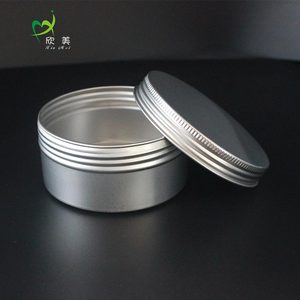 Cosméticos personalizados, bálsamo labial mate poco profundo, sombra de ojos de metal vacío redondo negro, color dorado, envases de lata de aluminio - Product Image 6