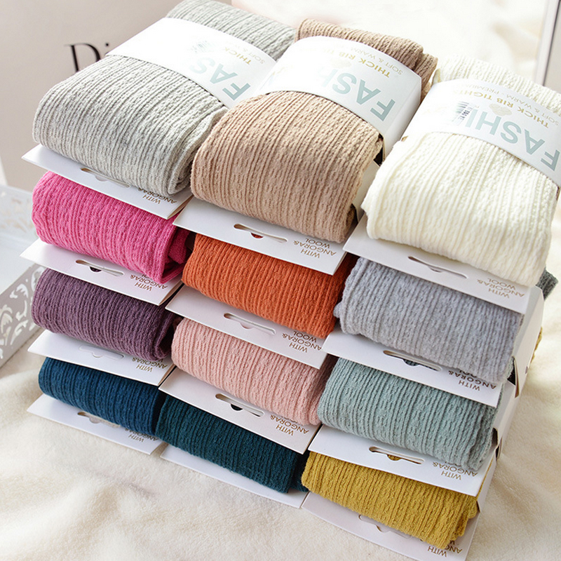 Оптовая продажа элегантное с отстегивающимся мехом и узорами женские колготки на весну и зиму женские колготки