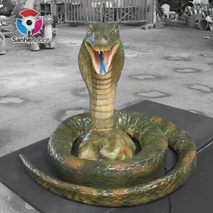 Zigong Sanherobot Lifelike Flexible Animatronic Snake for Sale
