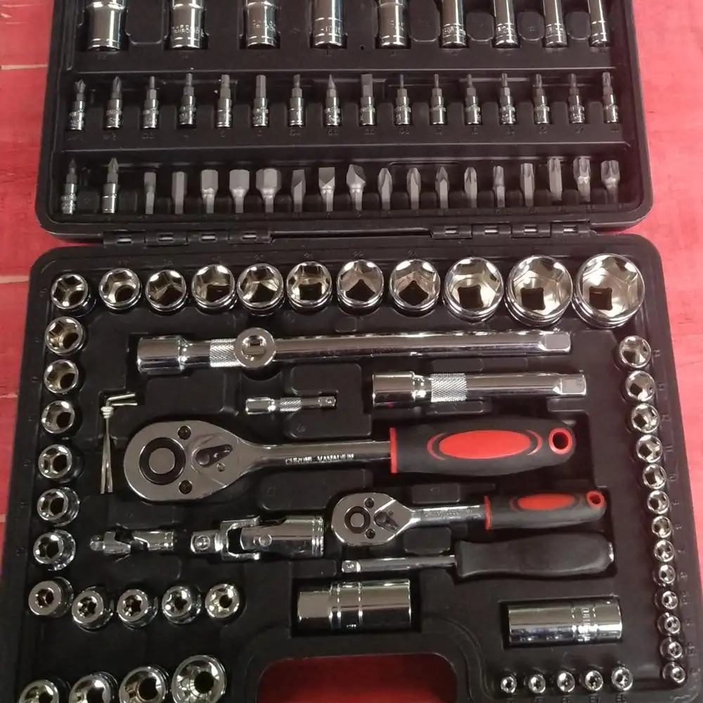 Utensili manuali per hardware kraft con kit di presa 108 pezzi