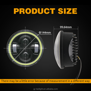 Super Bright Impermeabile IP68 <span class=keywords><strong>Angelo</strong></span> Occhi Halo Luce Auto 5.75 pollici Rotonda Ha Condotto il Faro 12 V 24 V - Product Image 5