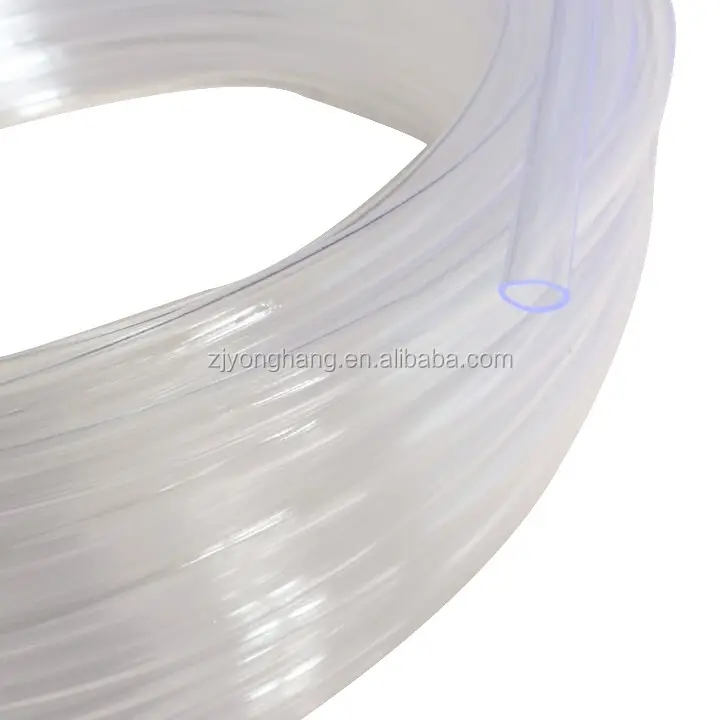 명확한 pvc 관, 고품질 PVC 명확한 호스 관 뜨개질을 한 강화된 가동 가능한 플라스틱 투명한 호스