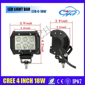 9-32 v 1260lm inundación/viga de punto de la lámpara atv barco del carro campo a través llevó la conducción 4 pulgadas 18 <span class=keywords><strong>w</strong></span> <span class=keywords><strong>led</strong></span> - Product Image 4