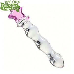 Ücretsiz özel kutu-fabrika kaynağı el yapımı g-spot sihirbazı büyük dev cam yapay penis Witht çin fabrika düşük fiyat