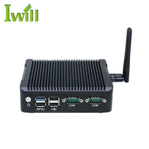 Mini Thin Client Nano PC J1900 N3 Quad Core DC 12V 2COM, Dual Display