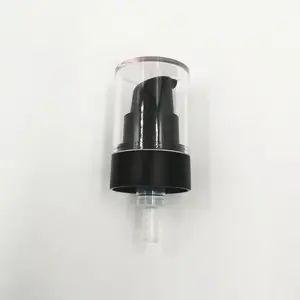 24mm doppelwandige Außenfeder schwarze Farb behandlungs creme pumpe mit AS-Kappe