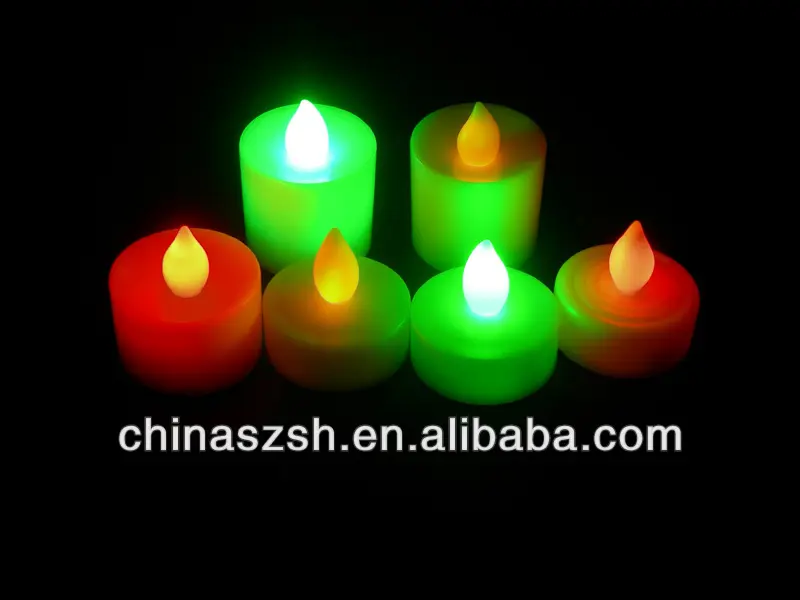 LED Flashing Color Changing Candle Lights